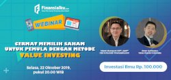 Webinar Saham Finansialku: Cermat Memilih Saham Untuk Pemula Dengan Metode Value Investing